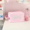 Bolsa de Almacenamiento de Maquillaje para Mujer Estilo Japonés Linda, Bolsa de Almacenamiento de Artículos de Tocador para Viaje Casual, Bolsa de Almacenamiento Portátil para Papelería para Estudiantes