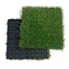 Alfombra de Césped Artificial Personalizada Nuevo Césped Artificial Colgante Empalmable Balcón Patio Exterior Pavimento Césped Artificial