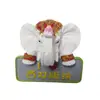 Artesanías Creativas de Yunnan Souvenirs Regalo Banna Pegatinas para Refrigerador Pavo Real Elefante Estilo Dai Sudeste Asiático
