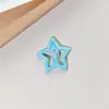 Grampo de Cabelo Estrela de Cinco Pontas Bb Clip Presilha Infantil Pequena Colorida Fofa Estrela Grampo Acessório de Cabelo para Meninas