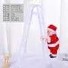 Brinquedo Elétrico de Natal Enfeite de Natal Mini Árvore de Natal Escalar Contas Papai Noel Decoração de Janela Brinquedo Transfronteiriço