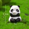 Novo Panda Pequeno Fofo Travesso Micro Paisagem Jardinagem Pequenos Ornamentos Acessórios Criativos para Decoração de Bolo de Mesa