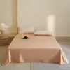Sábana de cama de algodón puro de fibra larga de 60 hilos engrosada para otoño e invierno, sábana de cama de algodón puro de alta densidad, sábana de cama de algodón puro de color sólido