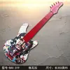 Decoração de Guitarra de Ferro Retrô Pendurada na Parede Criativa para Casa Quarto Bar Restaurante Modelo de Instrumento Musical Pingente Parede Metabo