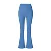 Pantalones Acampanados Cepillados de Amazon Cintura en Forma de V Pantalones Deportivos Ajustados de Cintura Alta Moldeadores Pantalones de Melocotón