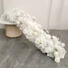 Salão de Festas de Casamento e Aniversário Arranjos de Flores Artificiais, Arranjos de Flores para Mesa Longa, Arranjos de Flores de Chão, Decoração de Cenário, Flores Artificiais, Arranjos de Flores Artificiais Prontos