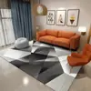 Nueva Alfombra de Piso Sala de Estar Dormitorio Lujo Ligero Alta Calidad Simple Cobertura Total Sofá Alfombra de Piso Grande Mesa de Café Limpiable Alfombra de Mesita de Noche