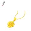 Tienda de oro con arena dorada, moda exquisita, colgante de rosa, accesorios de bricolaje, collar, regalo para mujer