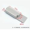Manija de puerta de archivador de hierro manija de aleación de aluminio para archivador manija de plástico accesorios para cajón de armario de acero