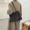 Bolso de Lona a Cuadros para Mujer Gran Capacidad Nuevo Otoño/Invierno 2026 Versátil Casual Bolso de Hombro Único Bolso para Estudiante