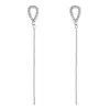 Pendientes de Borla con Forma de Gota de Agua, Modernos y Minimalistas, para Mujer, Lujo de Nicho, Versátiles y Largos, Nuevos Accesorios para Otoño e Invierno 2025