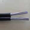 Alambre de Aluminio de Doble Núcleo Anti-Envejecimiento, Cable Paralelo para Exteriores, Cable de Aluminio Aéreo para Entrada del Hogar, Conductor Aislado de Nivel de Entrada, Cable de Aluminio de 2 Núcleos