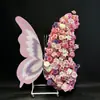 Flores de Borboleta Artificiais para Decoração de Dia dos Namorados, Grandes Buquês de Rosas, Locais Populares para Fotos, Pequenos Arranjos de Banquetes e Arranjos Florais