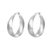 Moda Transfronteriza Europea y Americana Estilo Commuter Espejo Moda Fiesta Pendientes Tamaño Grande Mujer Retro Elegante Nicho Pendientes en Forma de U