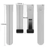 Aplicável a smartwatches Huawei e Samsung com fechos magnéticos fortes de silicone universais de 20mm/22mm para desmontagem.