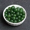 Cuentas de Jaspe Calcedonia Natural Cuentas Sueltas Cuentas Sueltas de Jade Hetian Verde Pulsera Tejida a Mano DIY Collar Cadena de Suéter