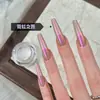 Influenciadora Hailey Nail Art Pó Luar Pó Espelho Prateado Pó Fada Gelo Transparente Pó Aurora Iridescente Acessórios para Nail Art Espelhados