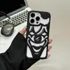 Funda Creativa para Teléfono Móvil con Diseño de Payaso Elegante Mate Electrochapado Recortada Disipación de Calor Adecuada para Iphone1716Promax Funda Suave