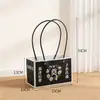 Bolsa de empaque para ramo nuevo del Festival Qingming Flor de crisantemo impermeable flor multi memorial bolsa de empaque para flores de memorial papel para flores con palabras conmemorativas