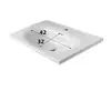 Lavabo Cerámico Integrado de Borde Delgado en Forma de Huevo para Baño Cerámica de Chaozhou Nano Smart Cleaning Glaze de Alta Temperatura Lavabo Liso de un Solo Hueco