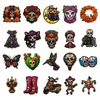 Amazon Calaveras Día de Muertos dijes para zapatos resina de PVC accesorios para zapatos tipo zueco fundas de teléfono DIY dijes decorativos