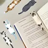 Microtinta 30 marcapáginas para acompañar la lectura gatos Lindo Dibujo Animado Alto Valor de Color Cuenta Manual Decoración DIY Marcador de Lectura para Estudiantes Marcapáginas