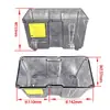 Bomba de lubricante eléctrica totalmente automática Tanque de aceite Caja de aceite Olla de aceite transparente Contenedor de plástico Carcasa Base inferior Caja contenedora 4L