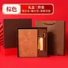 En Stock A5 Negocios Oficina Piel de Oveja Cuero Cuaderno Papelería B5 Notas de Reunión Engrosado Suave Cuero Bloc de Notas Personalizable