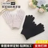 Luvas de Tricô Personalizadas para Outono e Inverno Atacado Luvas à Prova de Frio com Toque de Alpaca Luvas Quentes Simples e Versáteis para Exterior