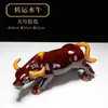 Ganado de cerámica Tang Sancai, decoraciones chinas para el hogar, artesanías, adornos de ganado del zodíaco abiertos para resolver el búfalo chino