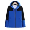 Chaqueta Exterior con Logo Impreso para Primavera y Otoño, Ropa de Montañismo Exterior Estilo Nuevo, Chaqueta Deportiva con Bloques de Color y Cuello Alto para Hombre y Mujer, Ropa de Trabajo