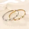 Pulseira de aço titânio nova da Coreia do Sul para meninas, design simples de alto padrão, não desbota, pulseira personalidade