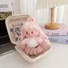 Conjunto de ropa para muñeca Labubu de barbería vintage, compatible con la 1ª, 2ª y 3ª generación de Labubu, incluye falda plisada de repuesto