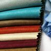 Fibra de poliéster de ilha camurça dupla face felpada couro sintético veludo filme prensado bronzing composto tecido para vestuário e calçados