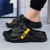 Pantuflas Transfronterizas para Hombre, Verano para Exterior, Sandalias Resistentes al Desgaste de Doble Propósito para Conducir, Talla Grande 46 Sandalias de Playa de Suela Gruesa Que Se Sienten Como Pisar Mierda