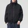 Jaqueta Casaco Masculina 2026 Nova Marca de Luxo Tendência Vento Leve com Capuz Reversível Outono