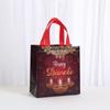 Bolsas de Mão Diwali Não Tecido Transfronteiriças, Sacolas de Presente Estampadas para Feriados, Sacolas de Presente para Feriados Atacado