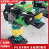 Compactador de impacto elétrico fácil de operar com rodas móveis, compactador de vala, compactador de impacto a gasolina portátil com absorção de choque