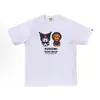 Suministro mayorista transfronterizo Chaopai de comercio exterior a 260g éxito de ventas BAPE cabeza de simio tiburón camiseta de manga corta 21