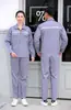 Ropa de trabajo duradera de manga larga para primavera y otoño, hecha a medida para hombres y mujeres, adecuada para talleres de fábrica, conjunto de ropa protectora resistente a la suciedad para reparación de automóviles