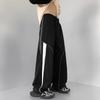 Calça de rua americana masculina verão dopamina estilo funcional calça de perna larga marca da moda Pu Shuai calça casual solta