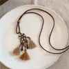 Collar Largo con Colgante de Estrella de Mar Bohemio Retro con Cuentas Cadena Apilada de Suéter de Alta Gama para Mujer Accesorios de Estilo Étnico