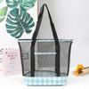 Bolsa de Playa Personalizada Gran Capacidad Malla Bolsa de Natación Multifuncional Bolso de Viaje Bandolera Bolsa de Playa para el Hombro Bolsa para Traje de Baño y Cosméticos