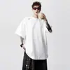 ]Camiseta de Manga Corta para Hombre Verano Nuevo Americano High Street Peso Pesado Juvenil Suelta Casual Manga Media Camiseta Suelta