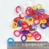 Cuerda para el Cabello Desechable para Niña Bolsa de Pollito Anillos Pequeños para el Cabello Gomas Elásticas Alta Elasticidad Color Caramelo tamaño pequeño Anillos de Toalla sin Costuras Anillos para el Cabello