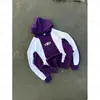 Sudaderas con capucha, Sudaderas, Chaquetas Estampadas Bloque de Color al por mayor de Comercio Exterior Transfronterizo Europeo y Americano, Nuevos Productos de Invierno, Tendencia Y2K