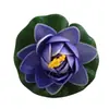 Fornecedor da Fábrica Fornece Flores de Lótus de Eva de 8 cm Que São Realistas e Seguras para as Mãos, Nenúfares Artificiais, Adereços de Performance, Flores de Palco, Simulação de Alta Qualidade