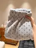 Pantalones de pijama de forro polar con copos de nieve, nueva colección 2026, estilo lindo otoño/invierno, cálidos, casuales y versátiles para usar en casa