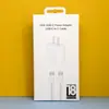 Cable de Datos para Teléfono Móvil Certificado 3C Cargador Pd Adecuado para Apple 18 14 15 16 17 Caja Blanca Pequeña Set de Carga Rápida