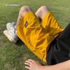 Pantalones cortos deportivos morados de playa para hombre, de marca de moda, para entrenamiento de baloncesto, de secado rápido, talla grande 4, finos de verano.